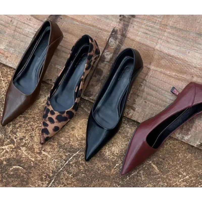 Shoes Women Pumps - 2024 Women Sexy High Heels Burgundy