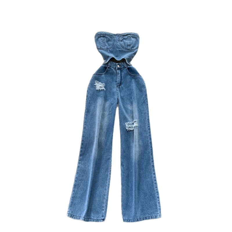 Denim Jumpsuits Women One Piec - Women'S Shoes Extra Wide recension och pris