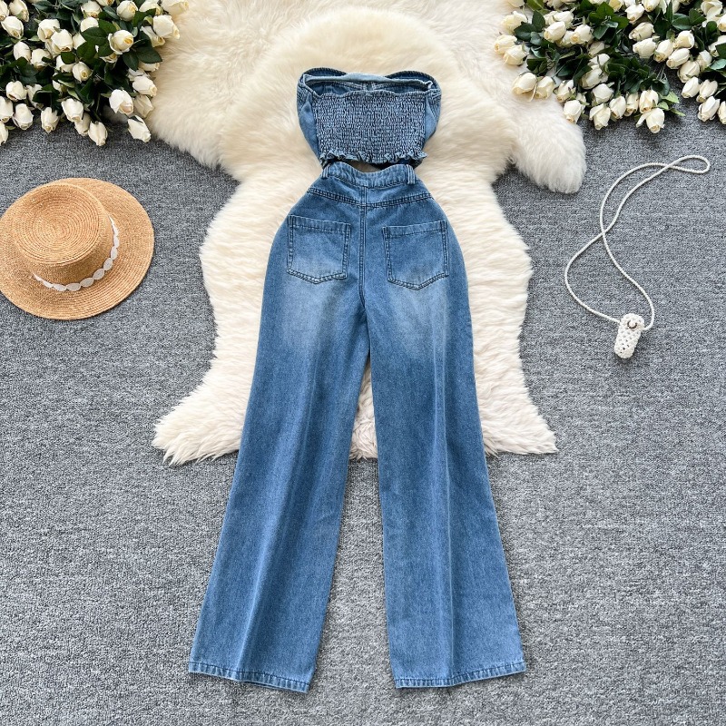 Denim Jumpsuits Women One Piec - Women'S Shoes Extra Wide recension och pris