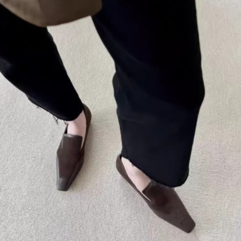 Retro Square Toe Deep Mouth Sl - Shoes Women Pumps recension och pris