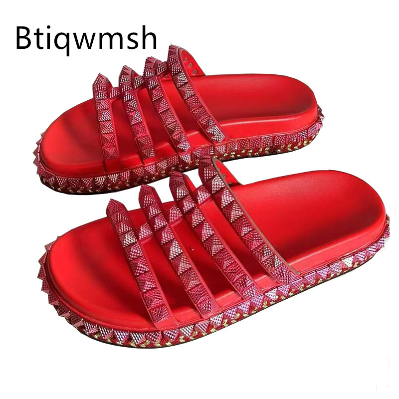 Red Rivet Studded Gladiator Sa - Women'S Shoes Red Bottoms recension och pris
