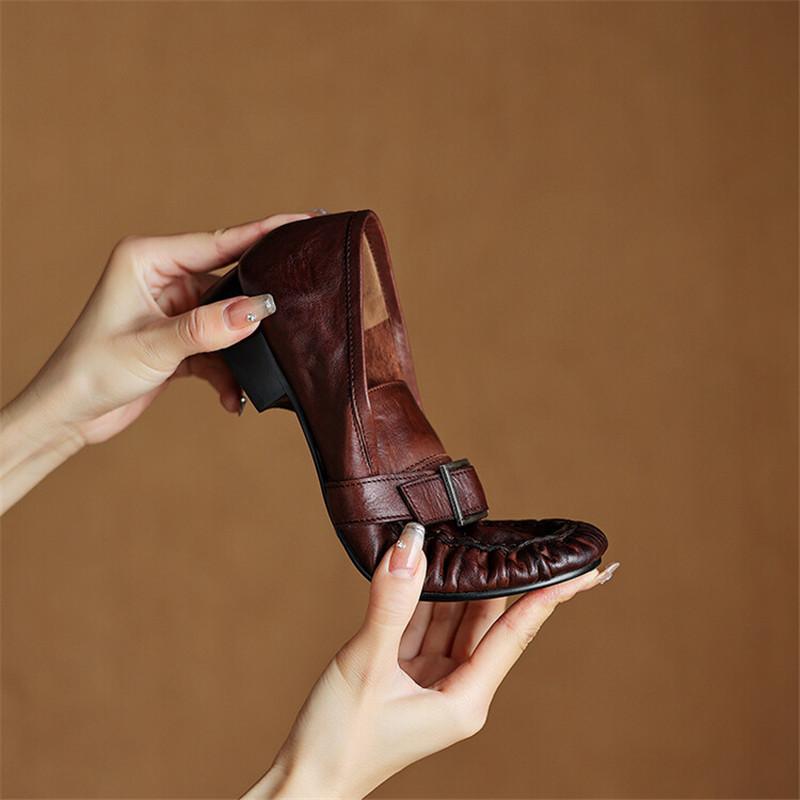 New Autumn Genuine Leather Wom - Shoes Women Pumps recension och pris