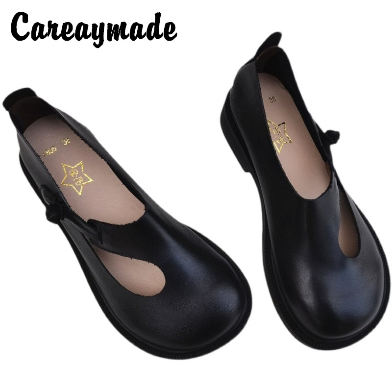 Careaymade-Genuine Leather Big - Shoes Women Pumps recension och pris