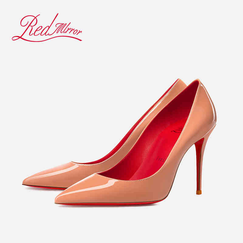 Naked color High heels Red Shi - Women'S Shoes Red Bottoms recension och pris